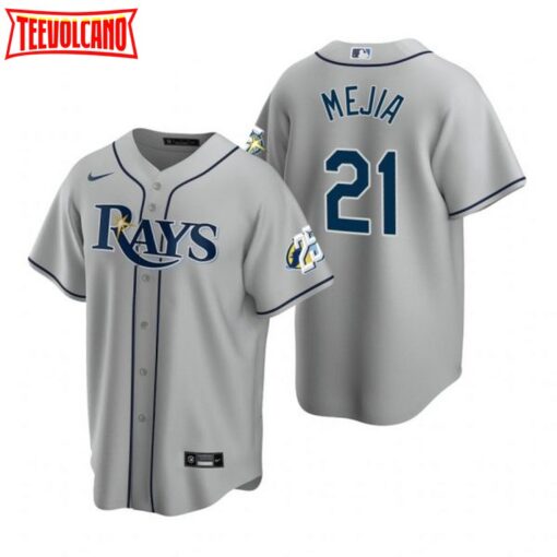 Tampa Bay Rays Francisco Mejia Gray 25th Anniversary Replica Jersey