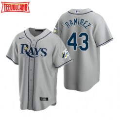 Tampa Bay Rays Harold Ramirez Gray 25th Anniversary Replica Jersey