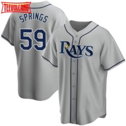 Tampa Bay Rays Jeffrey Springs Gray Replica Jersey