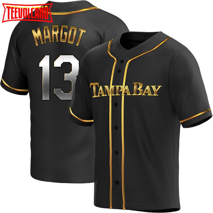 Tampa Bay Rays Manuel Margot Black Golden Replica Jersey