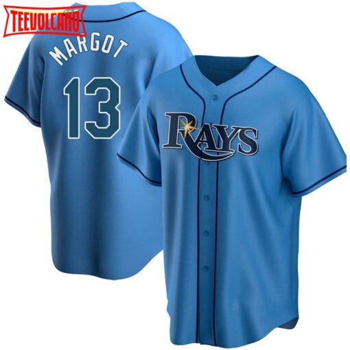 Tampa Bay Rays Manuel Margot Light Blue Replica Jersey