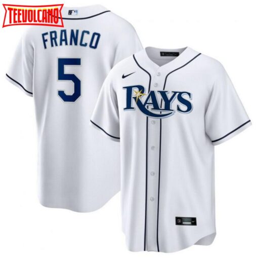 Tampa Bay Rays Wander Franco White Replica Home Jersey