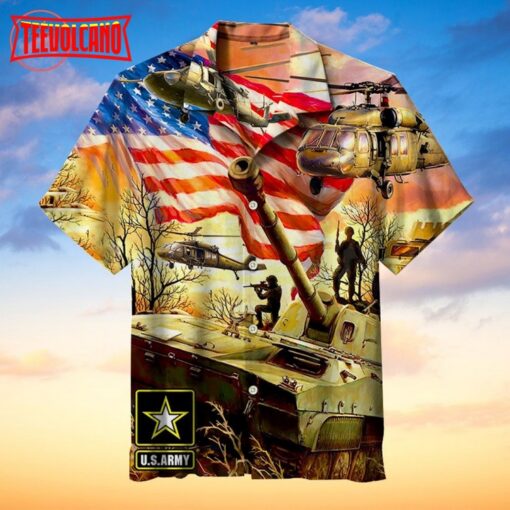 Tank army Hawaiian shirt