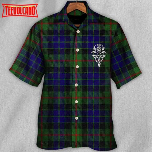 Tartan Love You Style Hawaiian Shirt