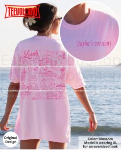 Taylors Version and Lover Tracklist Double Sided Shirt – Swiftie Shirt For Fan