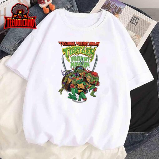 Teenage Mutant Ninja Turtles Mutant Mayhem Group T-Shirt