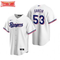 Texas Rangers Adolis Garcia White Home Replica Jersey