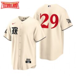 Texas Rangers Adrian Beltre Cream 2023 City Connect Replica Jersey