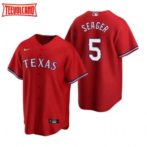 Texas Rangers Corey Seager Red Alternate Replica Jersey