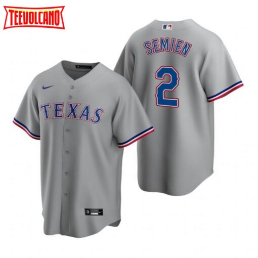 Texas Rangers Marcus Semien Gray Road Replica Jersey