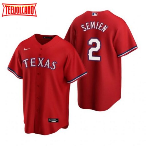 Texas Rangers Marcus Semien Red Alternate Replica Jersey