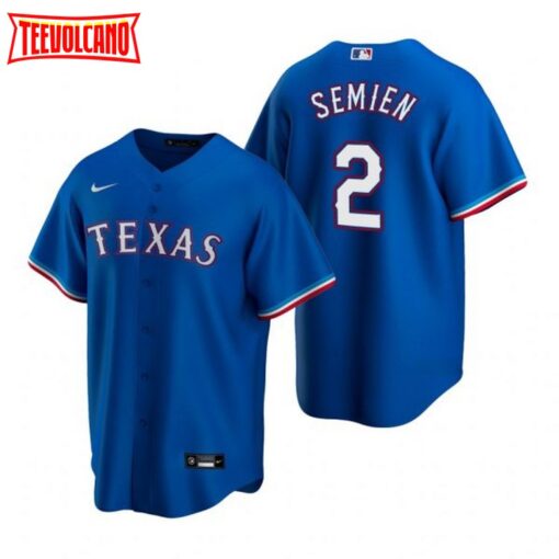 Texas Rangers Marcus Semien Royal Alternate Replica Jersey