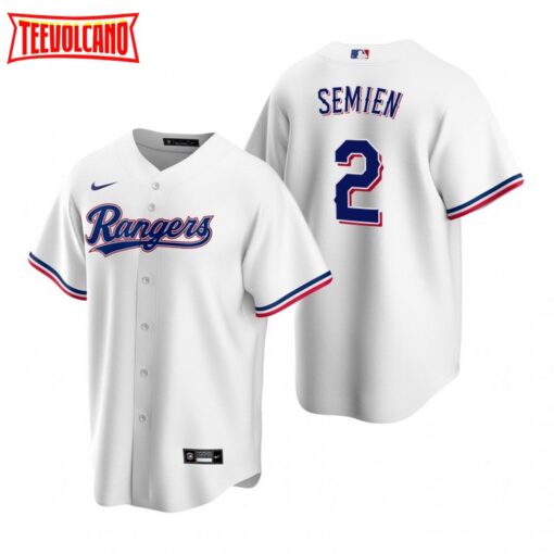 Texas Rangers Marcus Semien White Home Replica Jersey