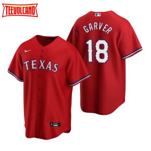 Texas Rangers Mitch Garver Red Alternate Replica Jersey