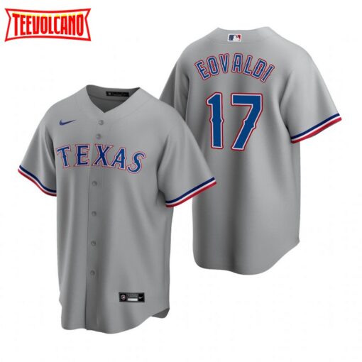 Texas Rangers Nathan Eovaldi Gray Road Replica Jersey