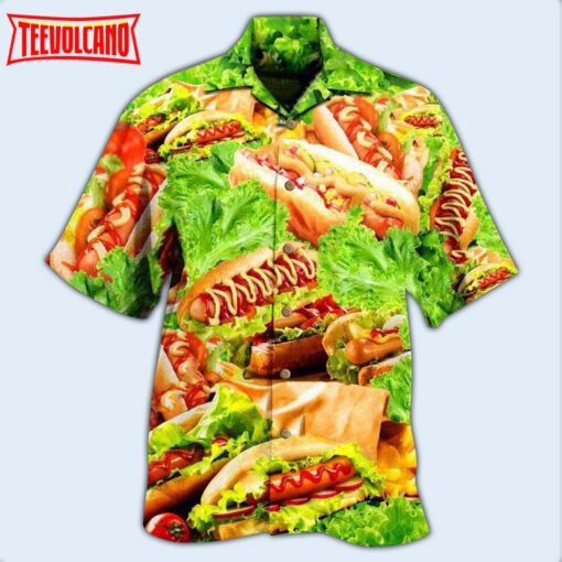 The Hot Dog Come Out Salad Hawaiian Shirt