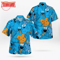 The Muppet Cookie Monster Hawaiian Shirt