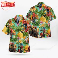 The Muppet Electric Mayhem Pineapple Tropical Hawaiian Shirt