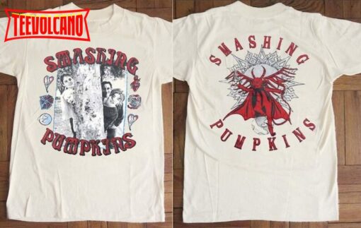 The Smashing Pumpkins 1990s Tour Concert Double Side Shirt