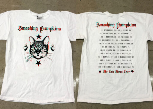 The Smashing Pumpkins The End Times Tour Double Side Shirt