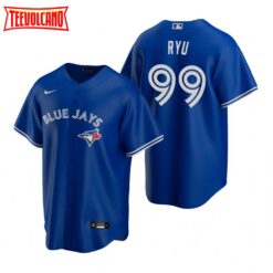 Toronto Blue Jays Hyun-Jin Ryu Royal Replica Alternate Jersey