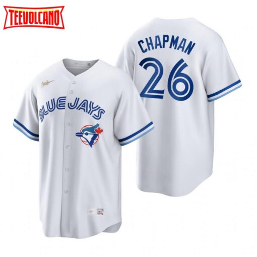 Toronto Blue Jays Matt Chapman White Cooperstown Jersey