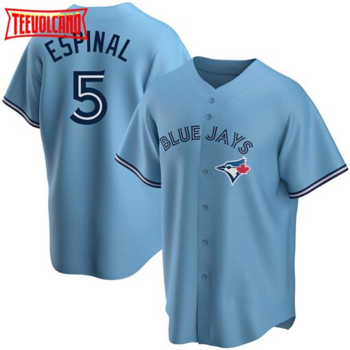 Toronto Blue Jays Santiago Espinal Powder Blue Alternate Replica Jersey