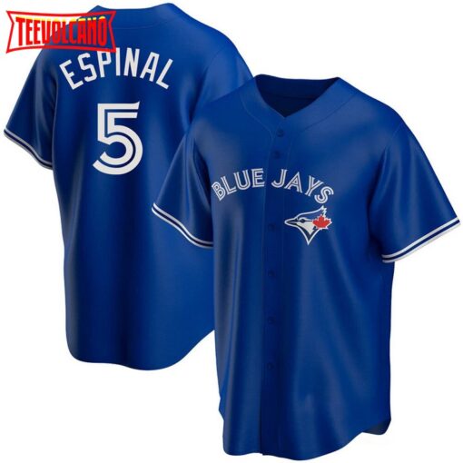 Toronto Blue Jays Santiago Espinal Royal Alternate Replica Jersey