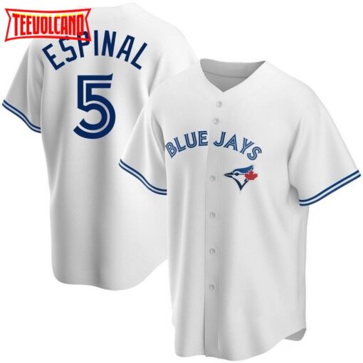 Toronto Blue Jays Santiago Espinal White Home Replica Jersey