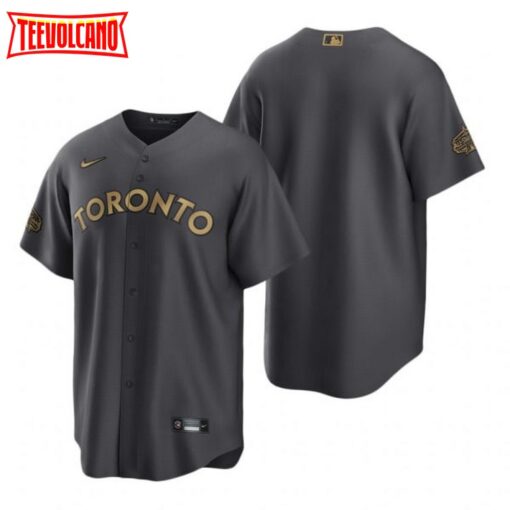 Toronto Blue Jays Team Charcoal 2022 All-Star Game Replica Jersey