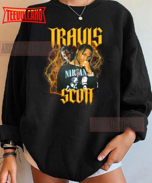 Travis Scott Classic Retro Shirt – Travis Scott 90s Vintage T-Shirt