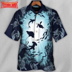 Turtle Aquarium Life Hawaiian Shirt