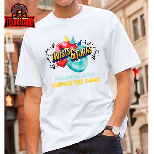 Twists And Turns VBS Follow Jesus Change The Games T-Shirt