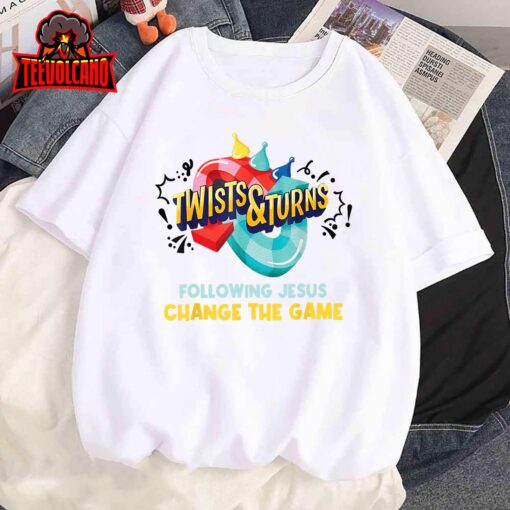 Twists And Turns VBS Follow Jesus Change The Games T-Shirt