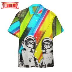 TWO SPACECATS CUSTOM HAWAII 3D SHIRT