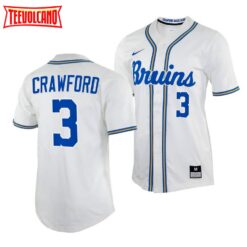 UCLA Bruins Brandon Crawford White College Baseball Jersey