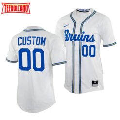 UCLA Bruins Custom White College Baseball Jersey