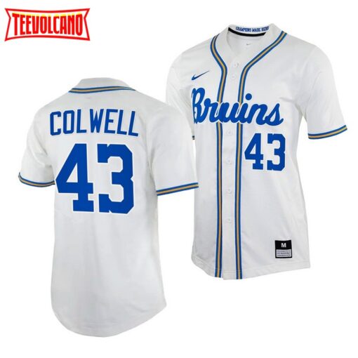 UCLA Bruins Daniel Colwell White College Baseball Jersey