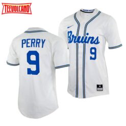 UCLA Bruins Darius Perry White College Baseball Jersey