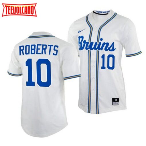 UCLA Bruins Dave Roberts White College Baseball Jersey