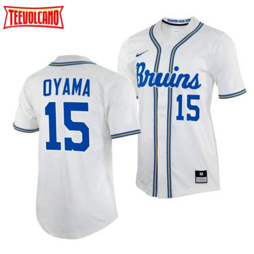 UCLA Bruins Kenny Oyama White College Baseball Jersey