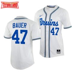 UCLA Bruins Trevor Bauer White College Baseball Jersey