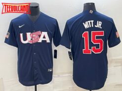 USA Bobby Witt Jr. Navy 2023 World Baseball Classic Jersey