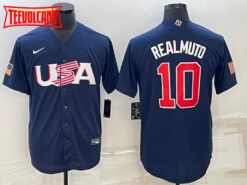 USA J.T. Realmuto Navy 2023 World Baseball Classic Jersey