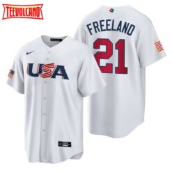 USA Kyle Freeland White 2023 World Baseball Classic Jersey