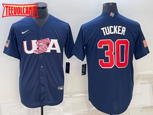 USA Kyle Tucker Navy 2023 World Baseball Classic Jersey