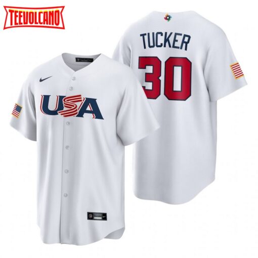 USA Kyle Tucker White 2023 World Baseball Classic Jersey