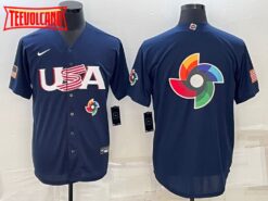 USA Navy 2023 World Baseball Classic Jersey with Big Logo