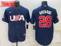 USA Nolan Arenado Navy 2023 World Baseball Classic Jersey