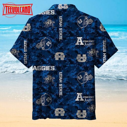 Utah State University football Hawaiian shirt